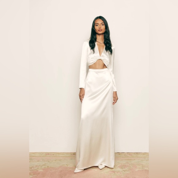 Reformation Dresses & Skirts - Reformation Barcelona Two Piece Silk Dress